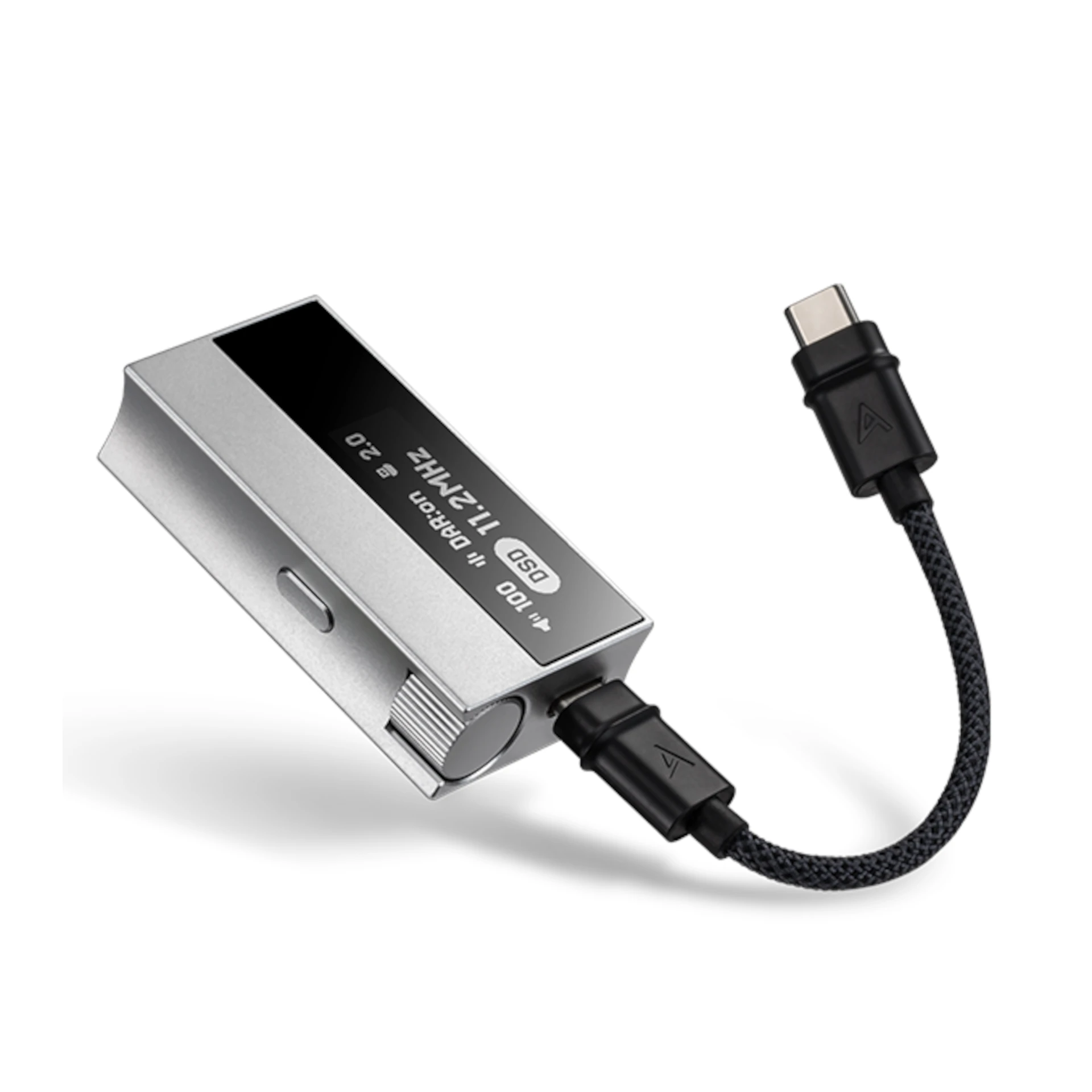 HDMI-Adapter, USB-C zu HDMI, Aluminiumgehäuse, kompakt, Kabel aus Gewebe