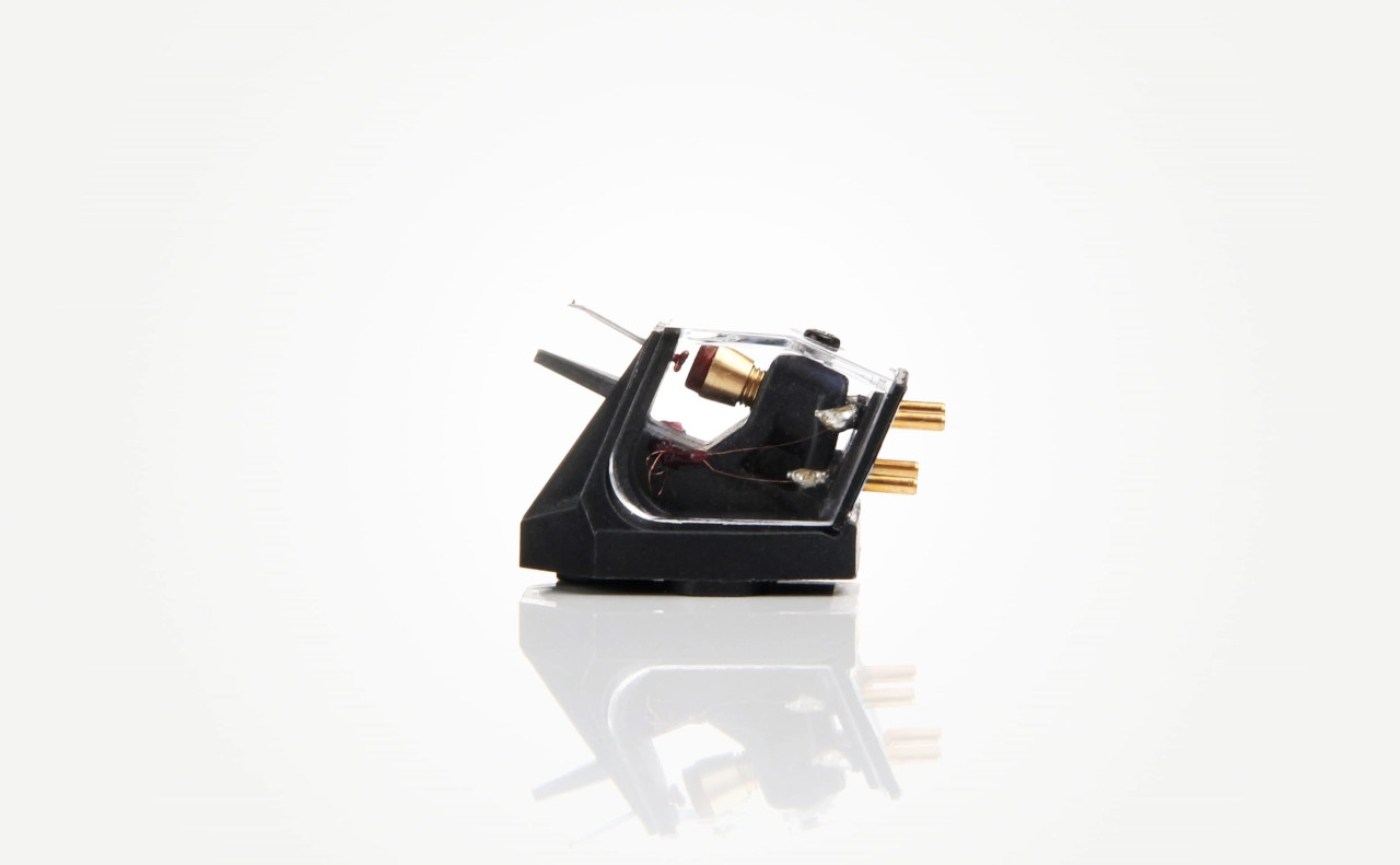 Tonabnehmer, Phonographen-Nadel, goldene Stecker, klarer Gehäuse, Tonabnehmer-Vorrichtung
