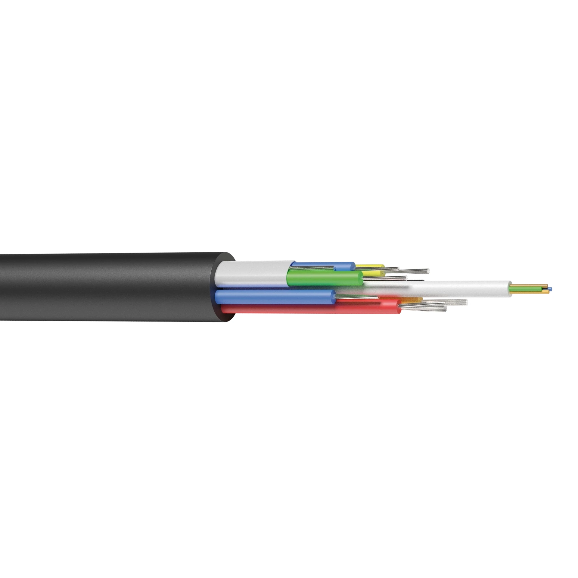 Kabel, Mehradriges Kabel, Farbig, Schwingsatz, Außenmantel Kunststoff