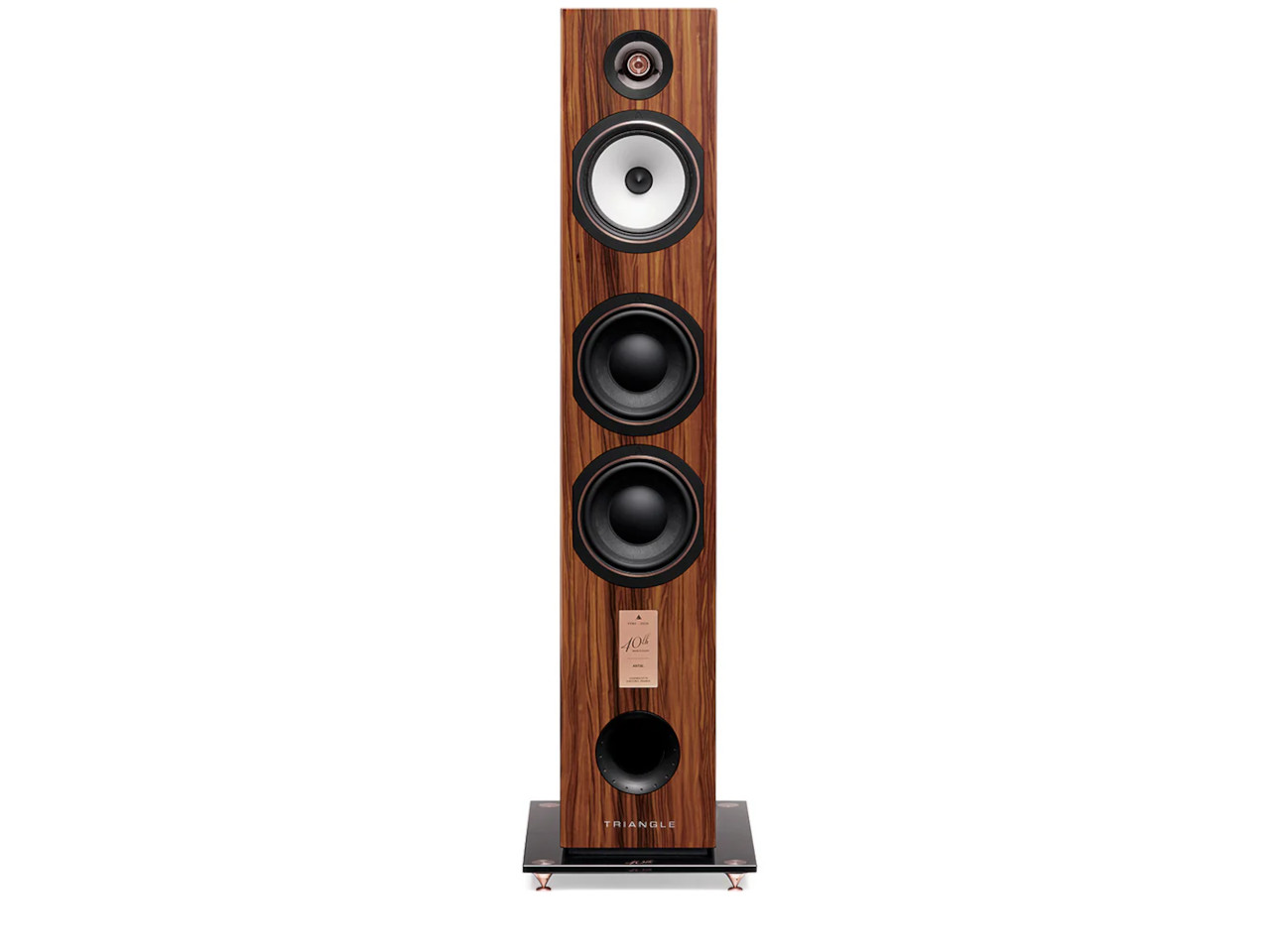 Standlautsprecher, Holzoptik, Vierwege, Standlautsprecher-Floorstanding, Holzverkleidung