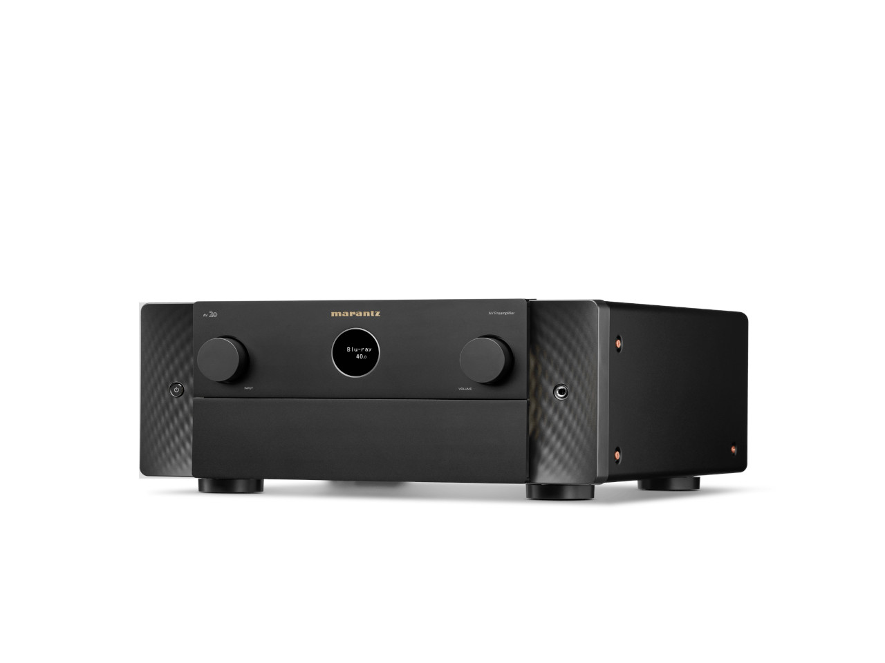 Verstärker, Stereo-Verstärker, Schwarz, Röhrenloser Verstärker, Kabelgebunden