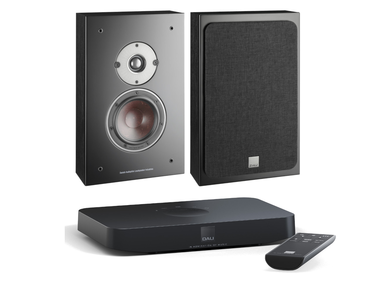 DALI Oberon On-Wall C Stereo Bundle Black