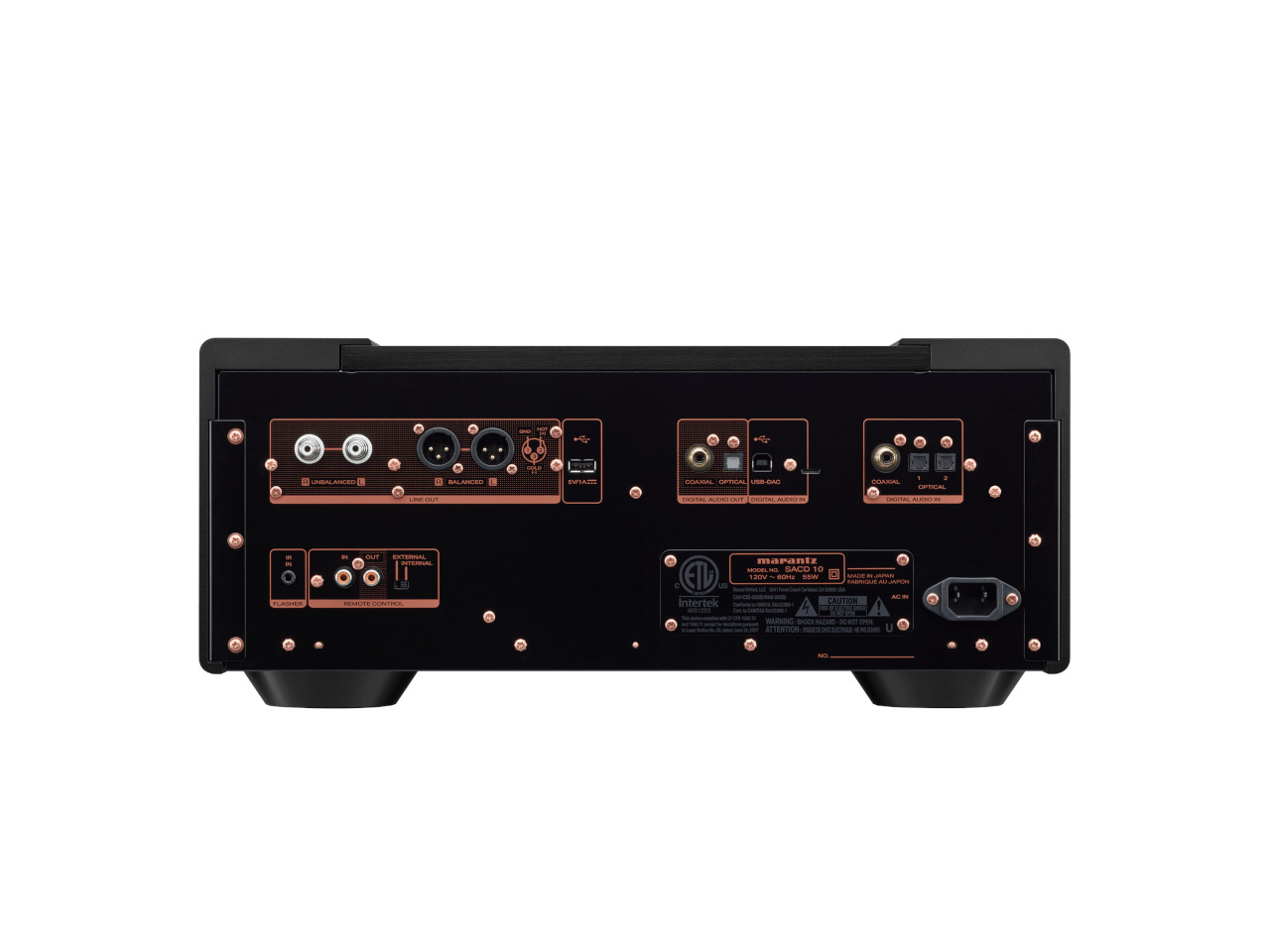 stereoer amplifier, audioverstärker, Ausgänge, RCA, Netzeingang