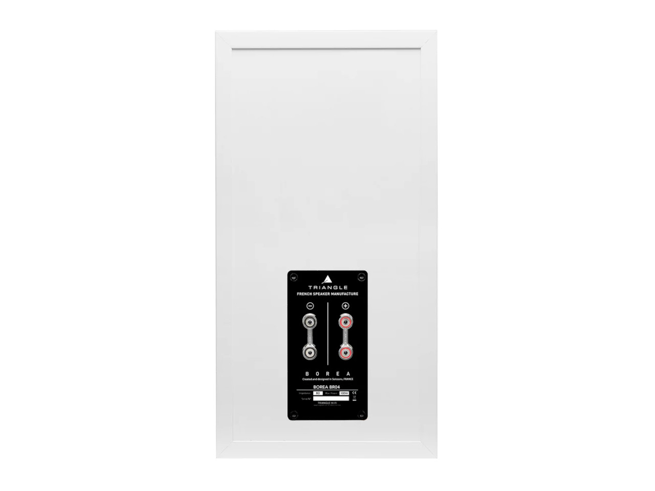 Lautsprecher, In-Wall, Backplate, Weiße, Plate