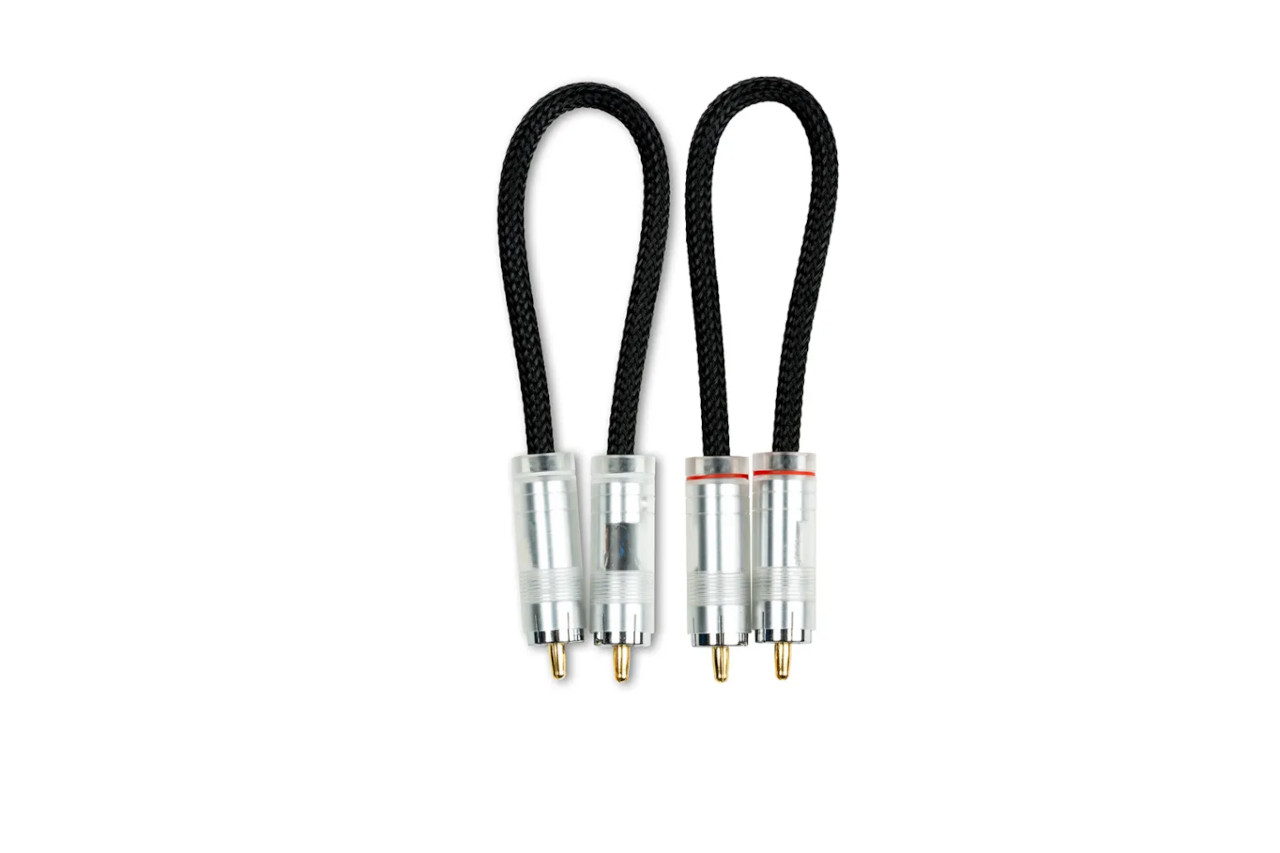 Siamese audio, RCA cable, Lautsprecherkabel, Gehäuseanschluss, 2er-Adapter