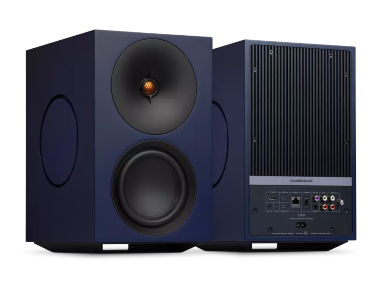 Lautsprecher, Aktivlautsprecher, Blauton, Subwoofer, Rückseite Anschlüsse