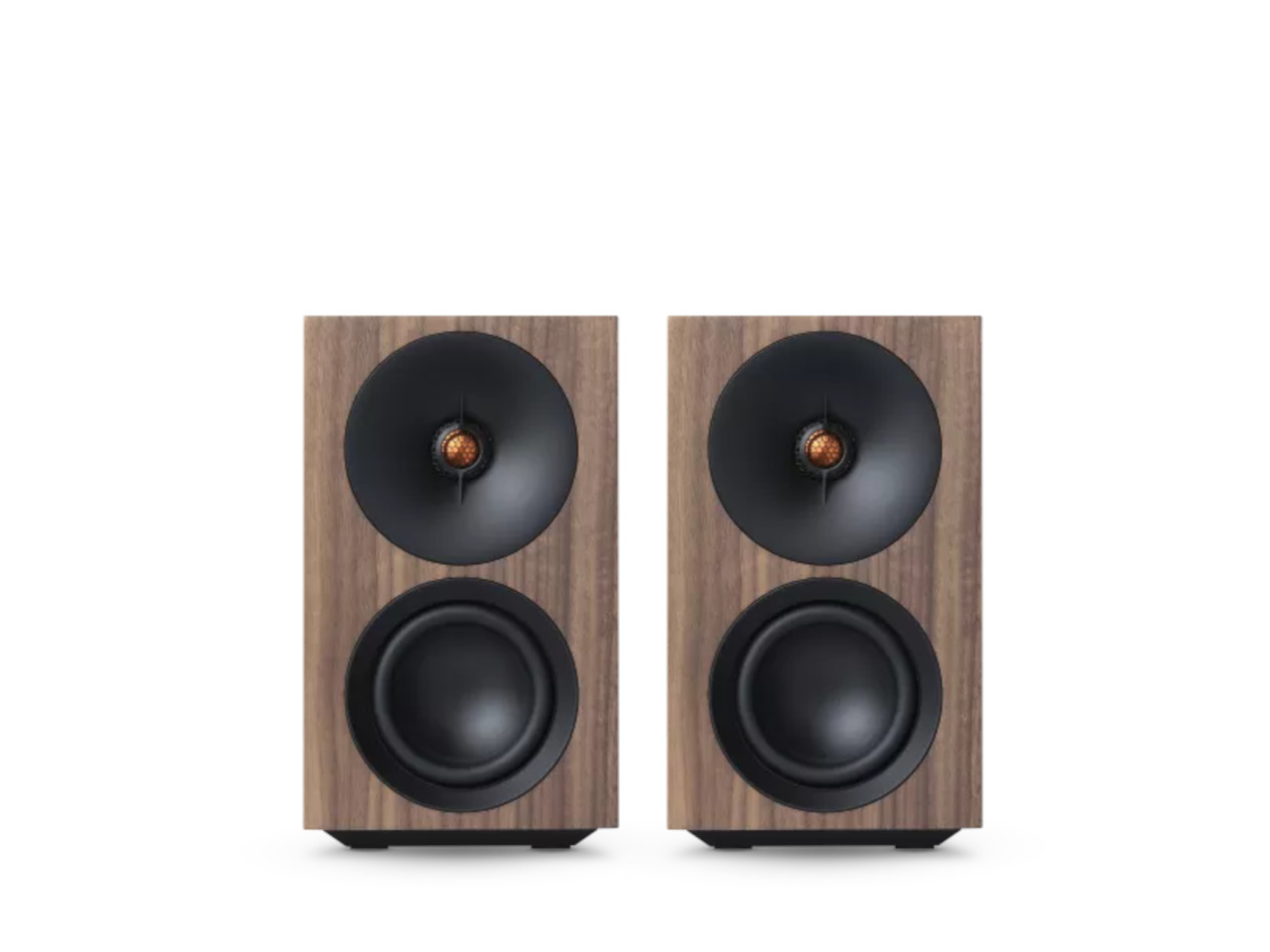 Lautsprecher, Stereo-Lautsprecher, Holzoptik, Bassreflex, 2-Wege-Konstruktion