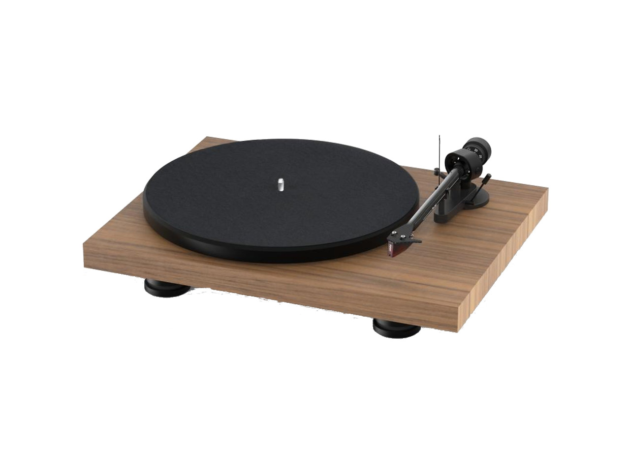 Plattenspieler, Schallplatte, Holzplatte, Tonarm, Tonabnehmer