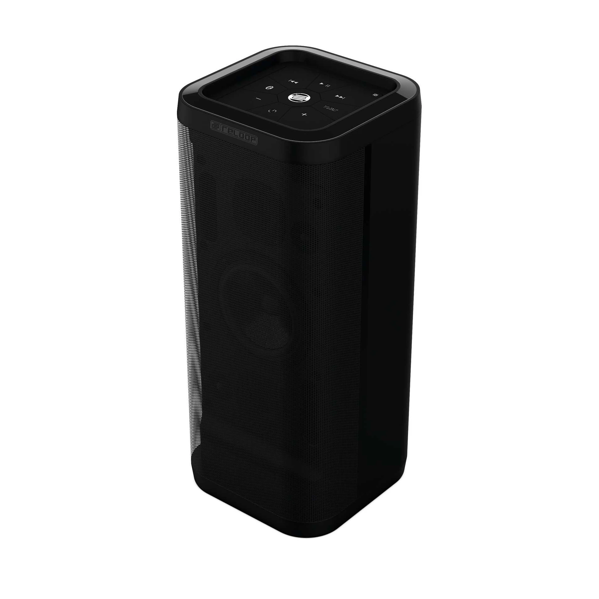Lautsprecher, Bluetooth, Standlautsprecher, Schwarz, Mesh-Gitter