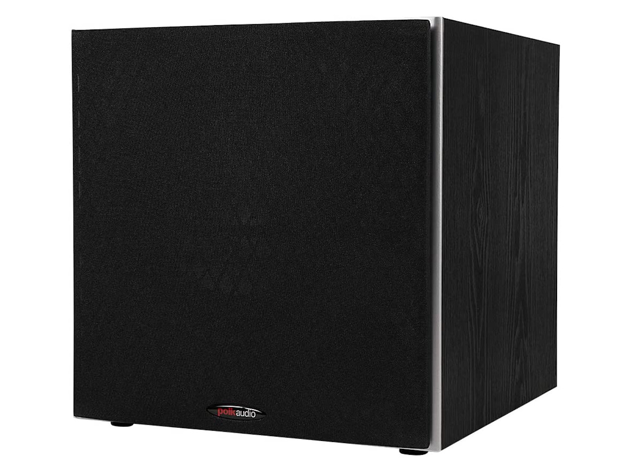 subwoofer, lautsprecher, schwarz, holzgehäuse, polk audio