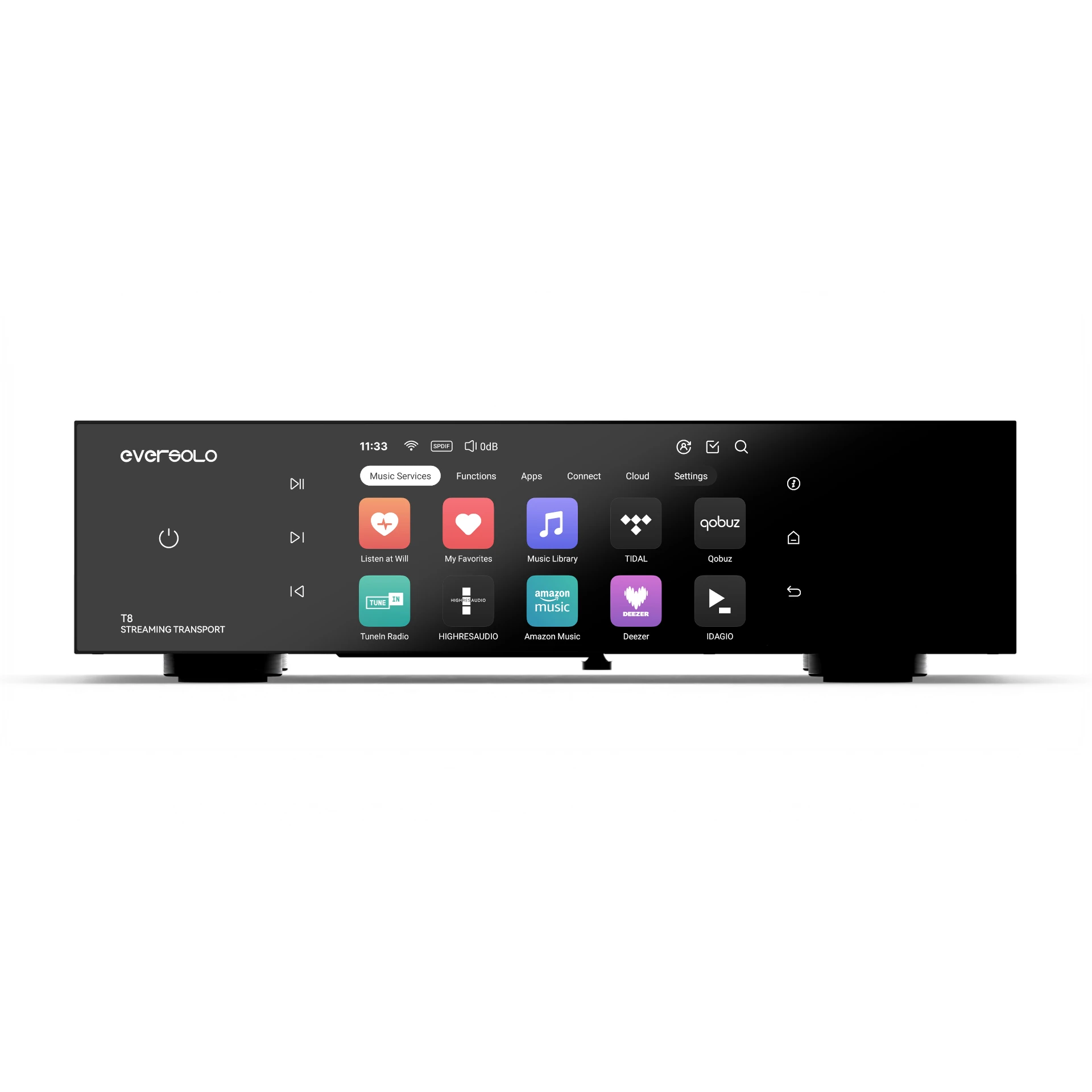 stereoempfänger, medienplayer, soundbar, schwarz, bedienfeld