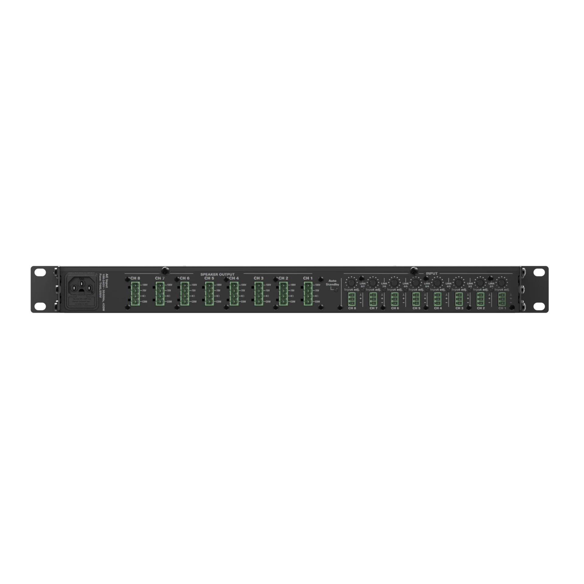 Rackmount, Patch panel, 2U, 24-Port, LED indicators