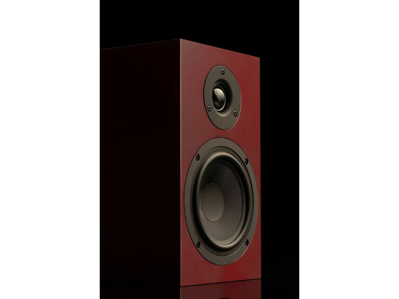 Lautsprecher, Stereo, Holzoptik, Schwarz, Großlautsprecher