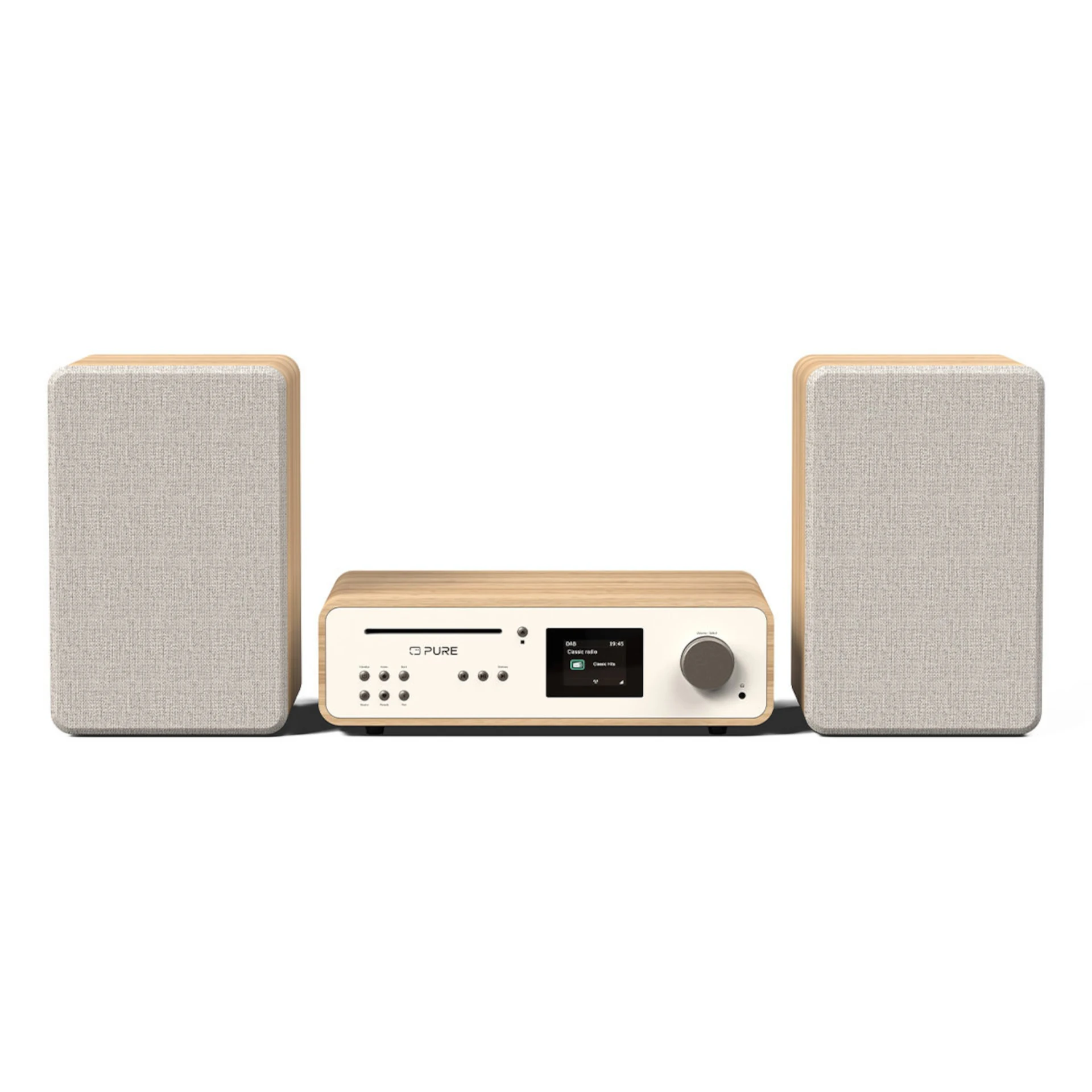 Pure Classic Stereo Cotton White/Oak