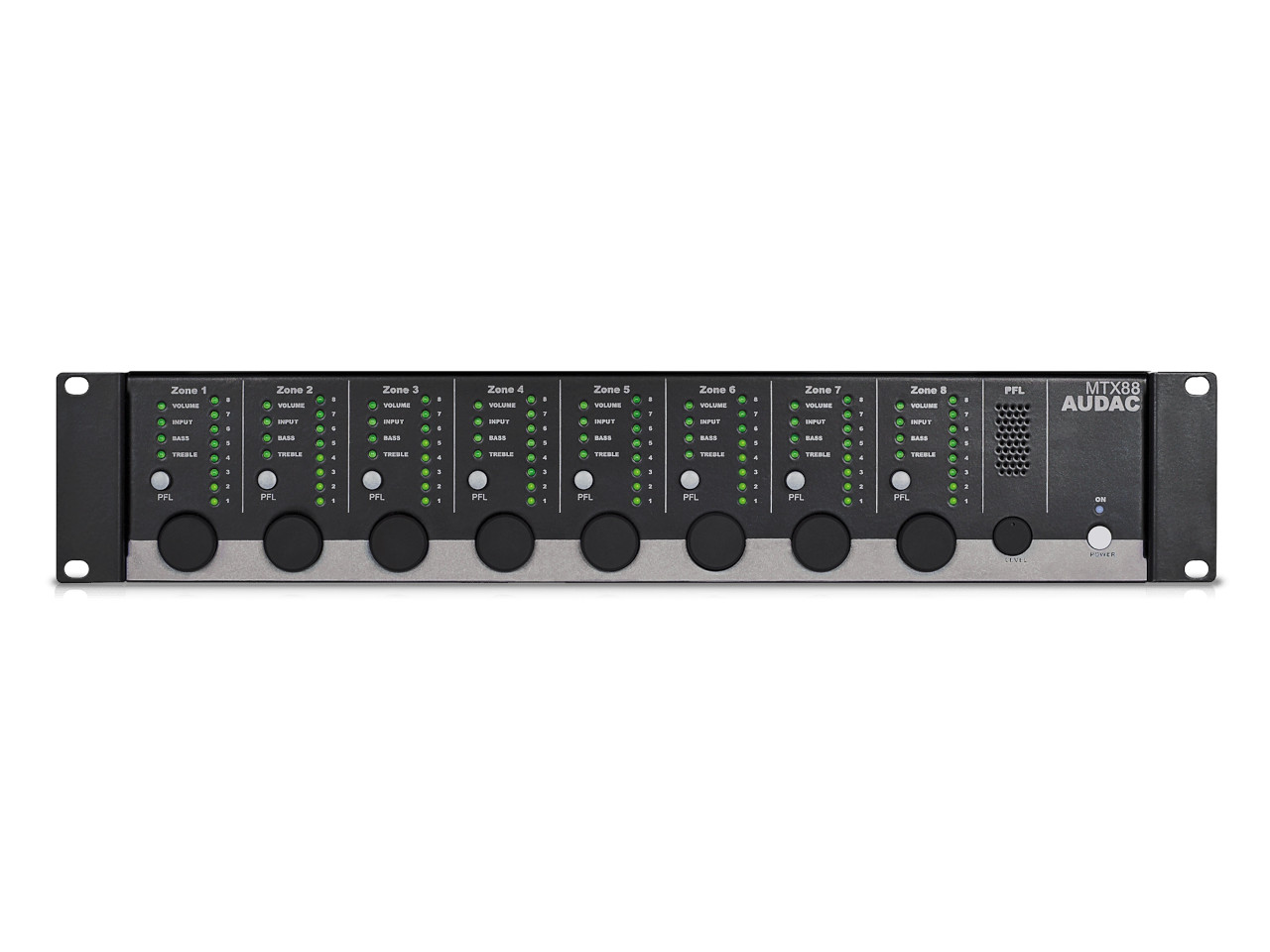 Rack-Mount, Audio-Processor, 8-Channel, Rack-Mountable, Audac MTK88