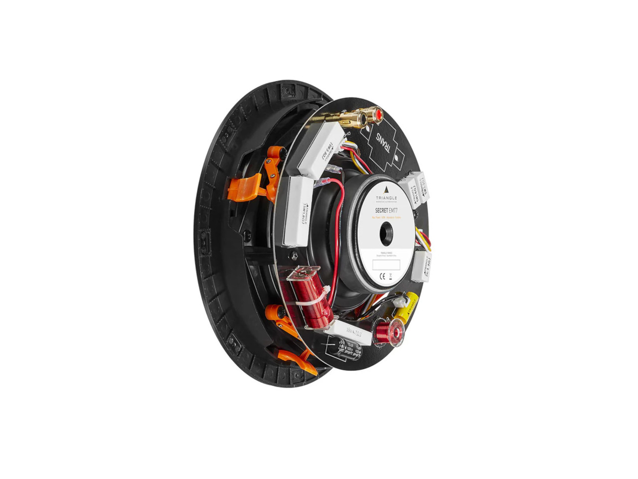 Lautsprecher, Elektronikkomponenten, Rund, Kupferwicklung, Kabelanschlüsse