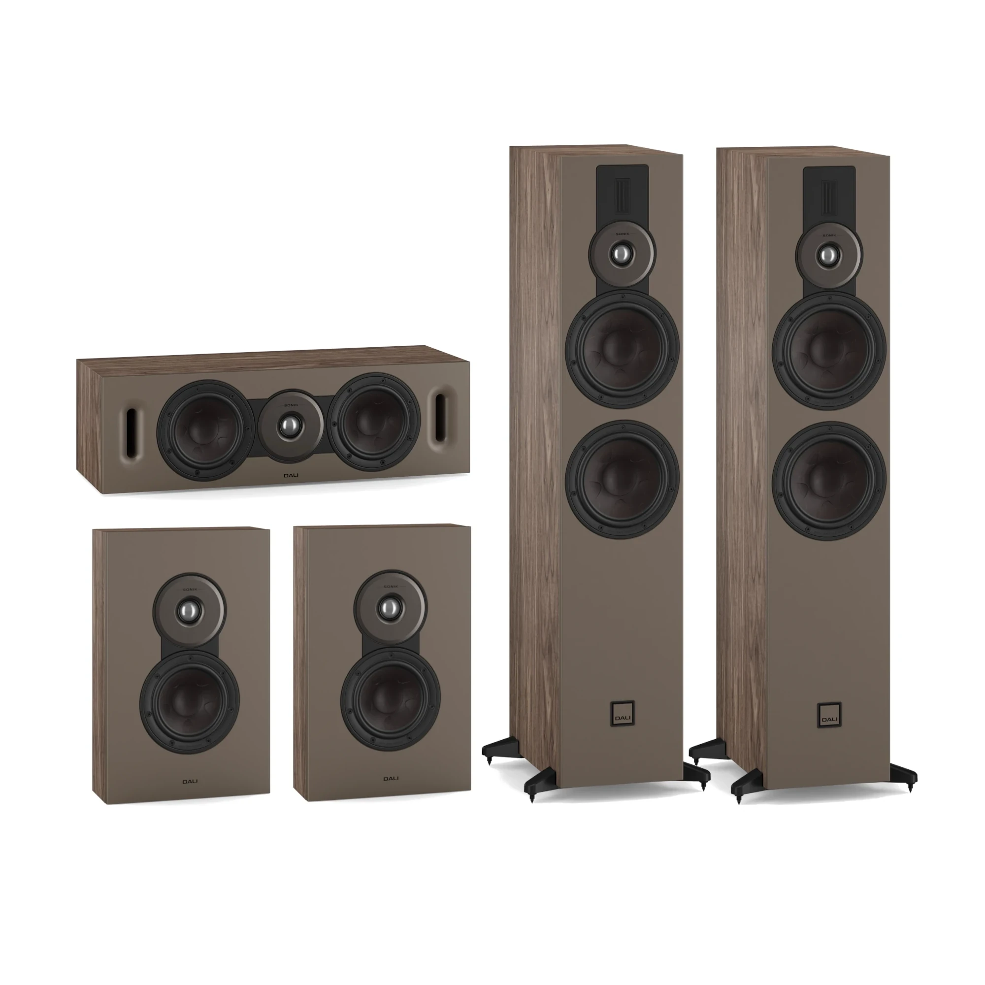 DALI SONIK Cinema System Large 5.0 Walnut