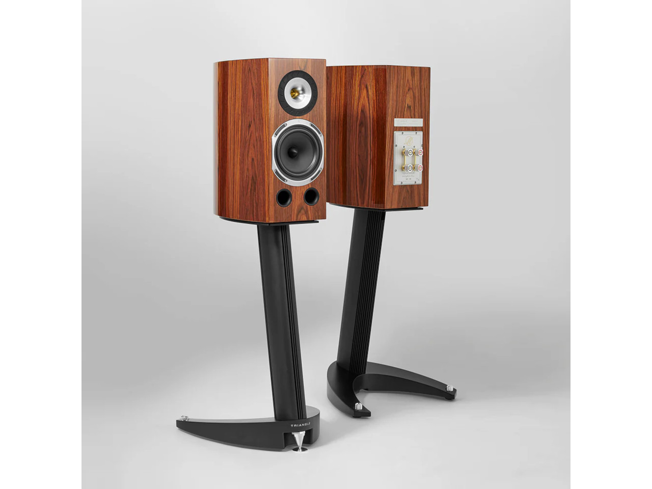 Lautsprecher, Regallautsprecher, Holzgehäuse, Stereo-System, Standfuß-Lautsprecher