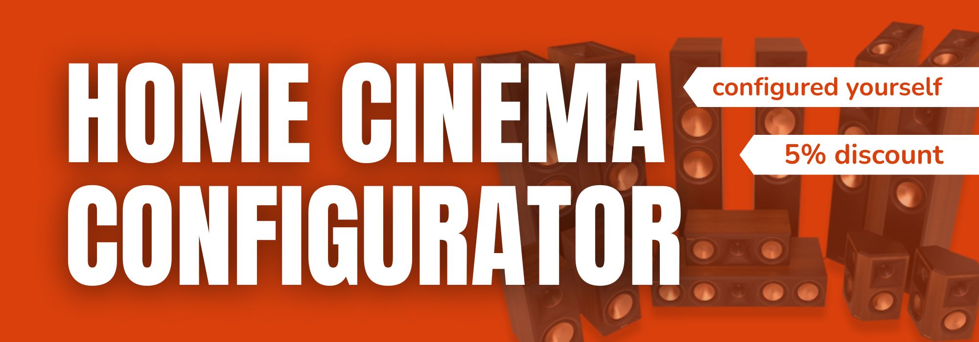 home cinema, configurator, Lautsprecher, orange, System