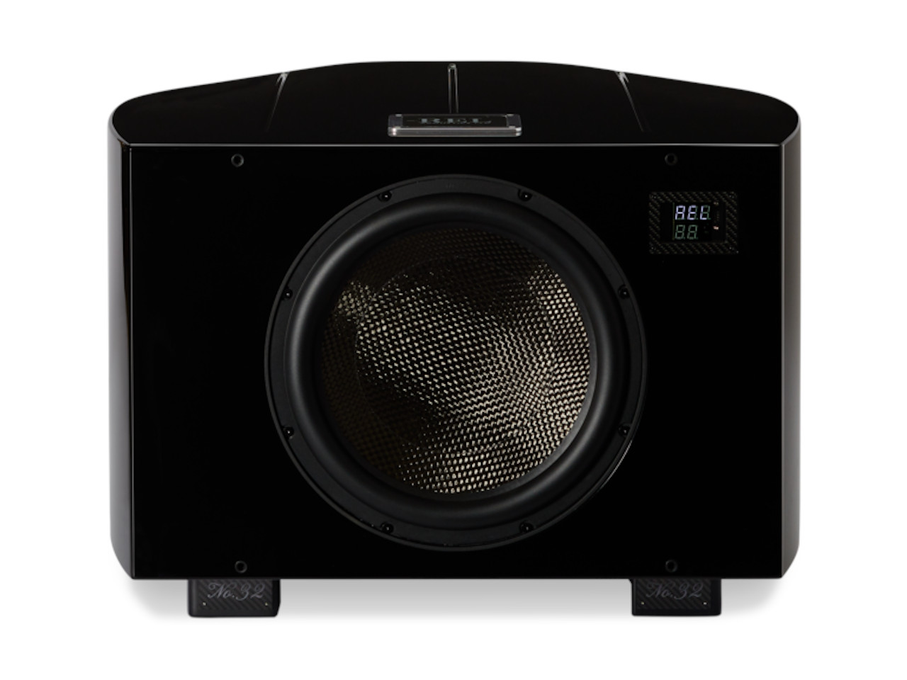 Subwoofer, Schwarz, Lautsprecher, Digitalanzeige, Gitter/Netzhaube