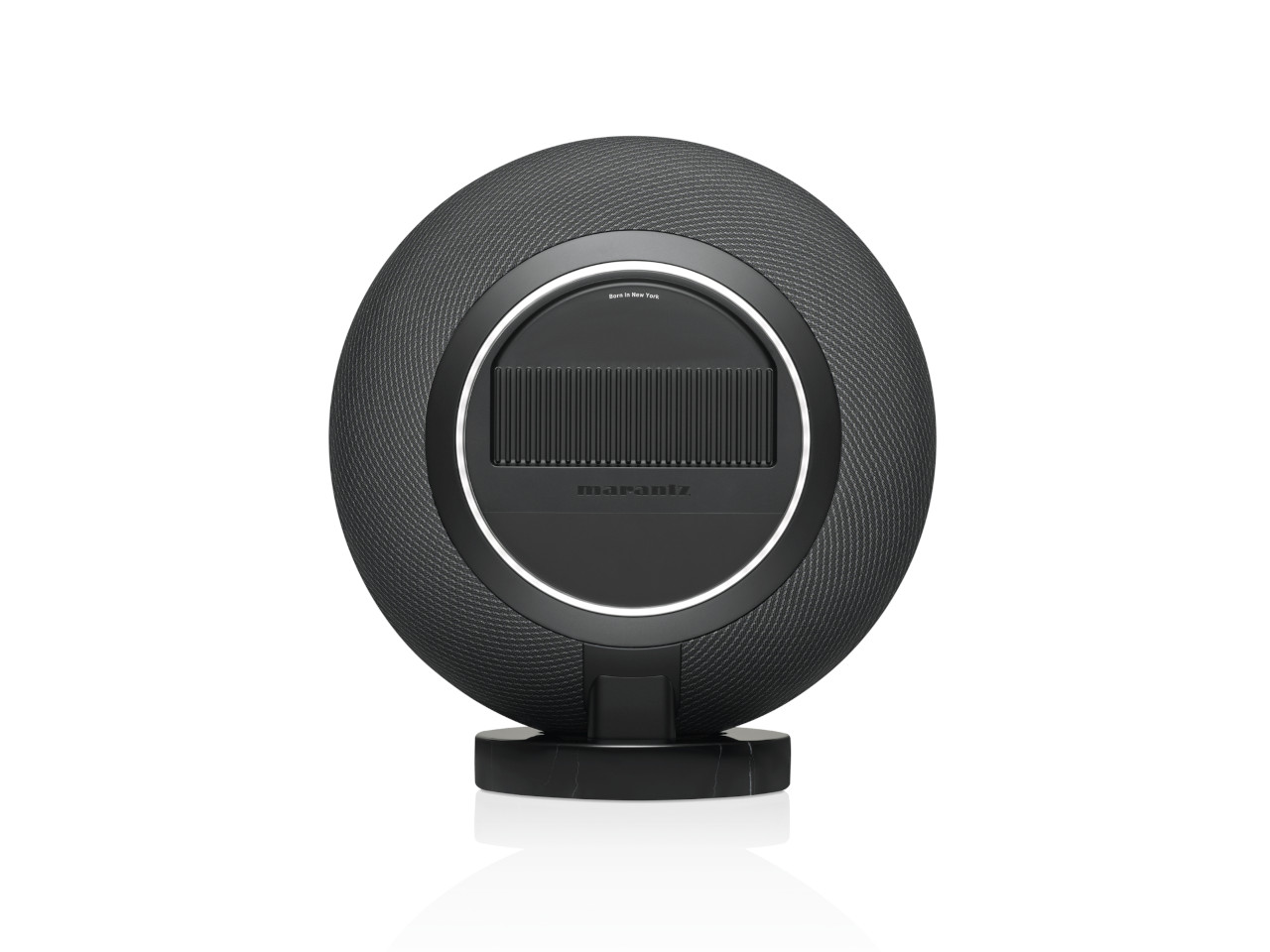 Lautsprecher, Runder Lautsprecher, Bluetooth-Lautsprecher, Schwarz, Standfuß