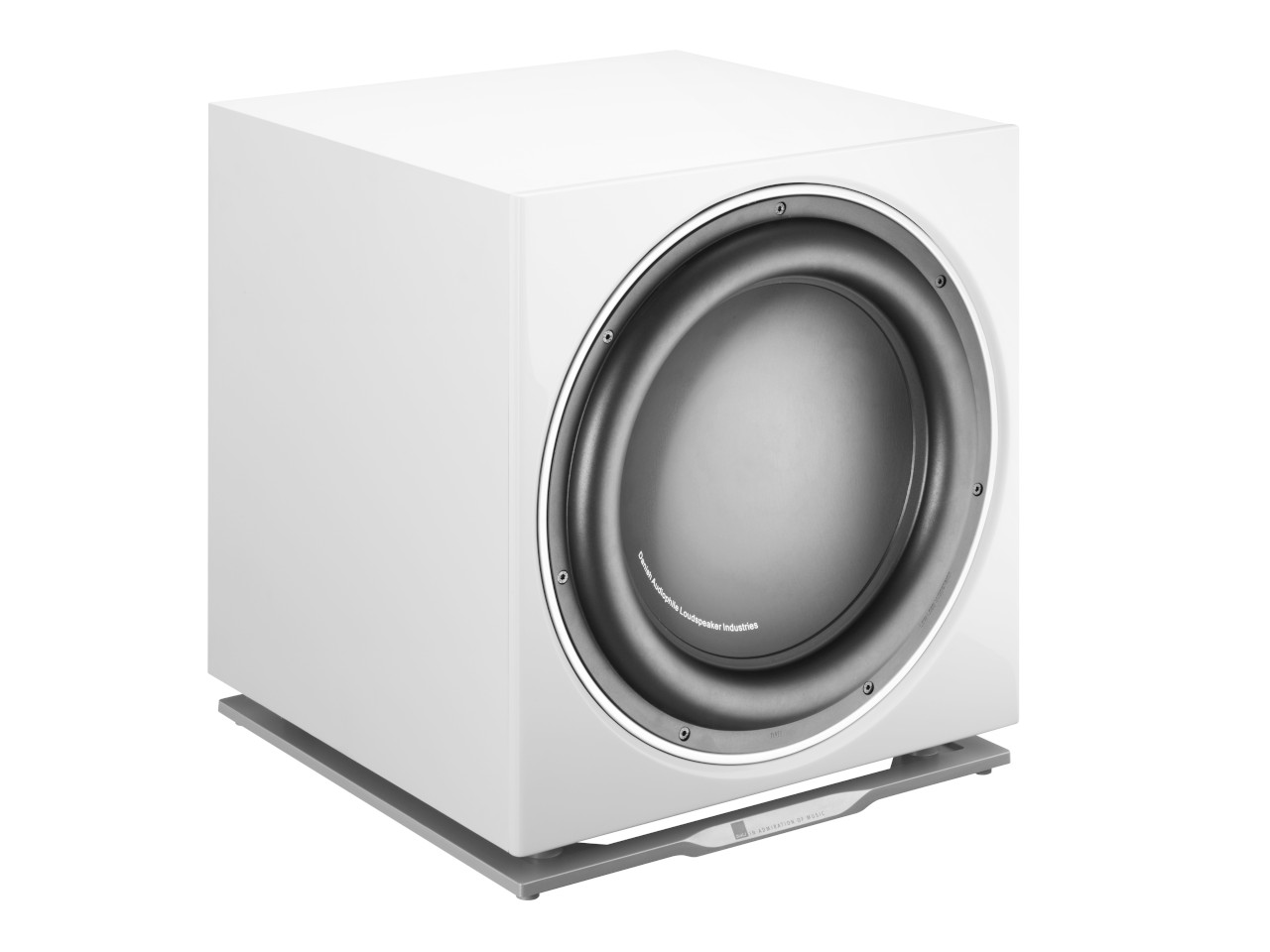 subwoofer, lautsprecher, audio, weißer würfel, gehäuse