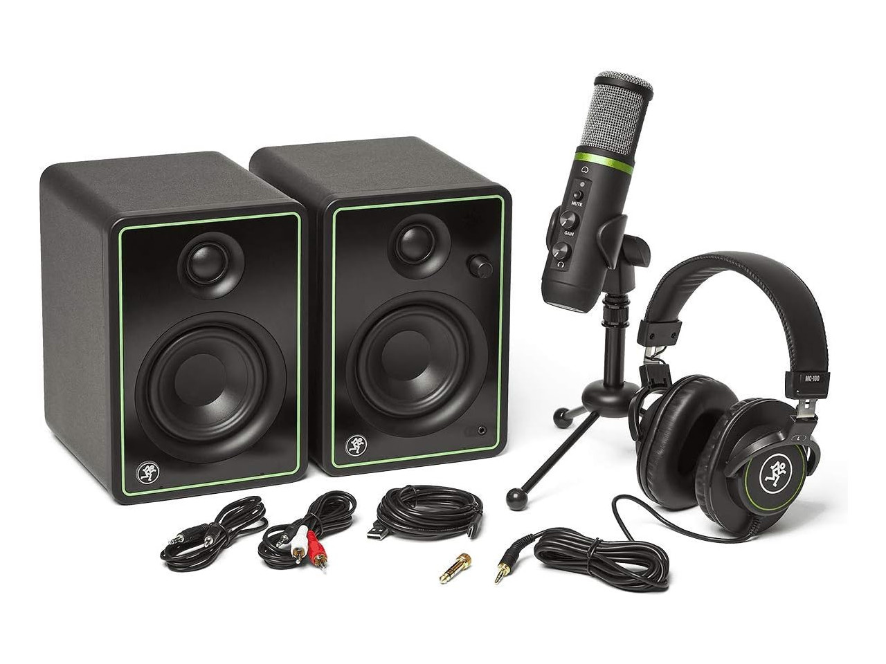 statieve audio, csal audio, set aus speakers,  USB Mikrofon, headphone set