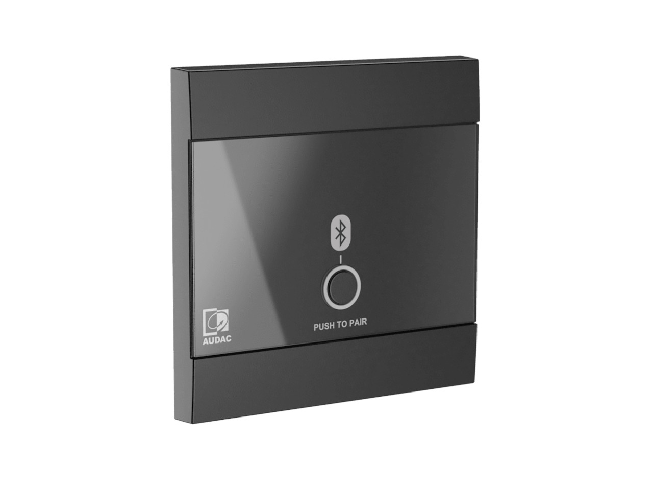 Bluetooth, Wandschalter, Push to Pair, Audac, Schalterplatte