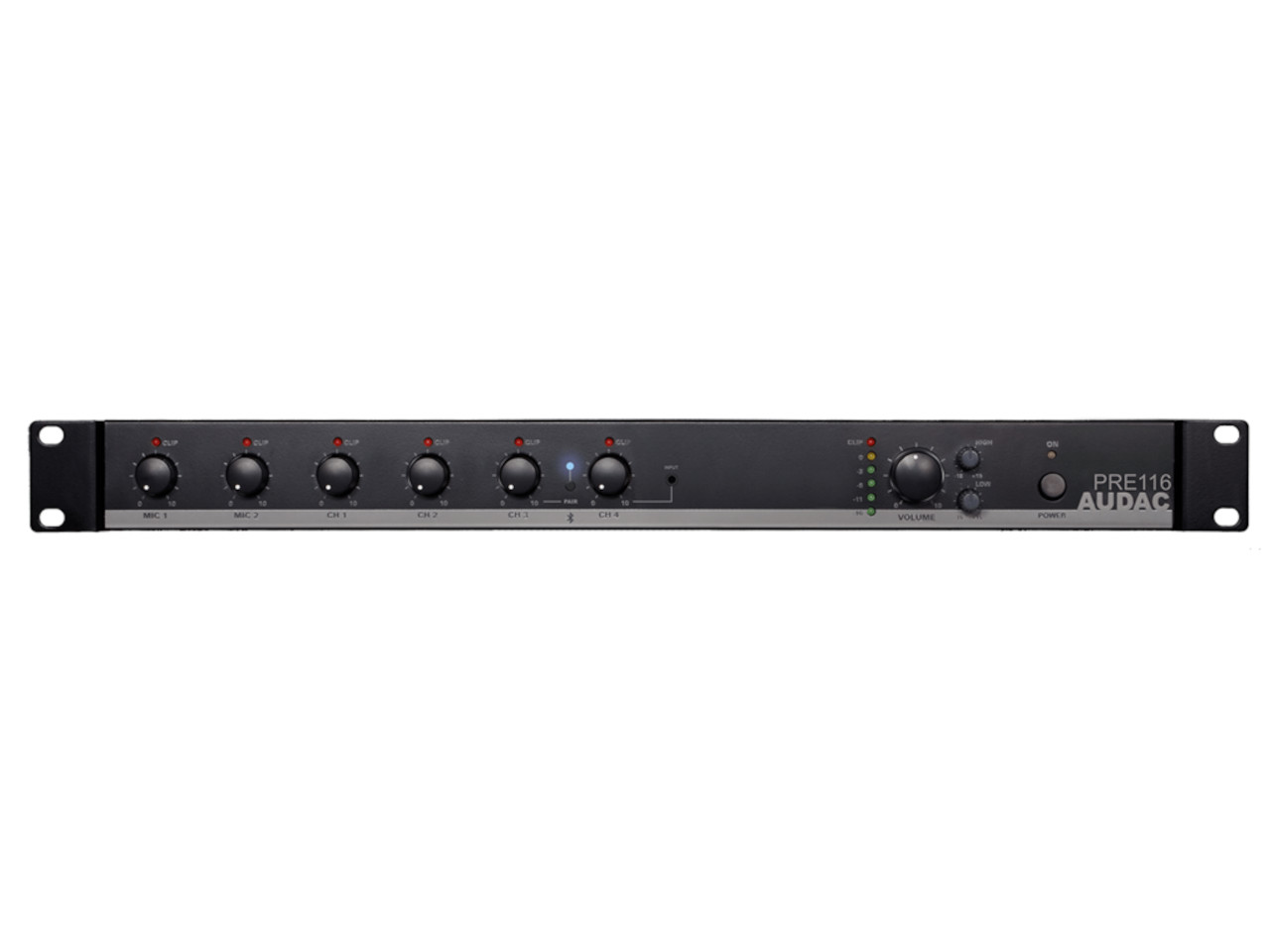 Audac Pre116, Audio-Schnittstelle, Rackmontage, Mixer, Lautstärkeregler
