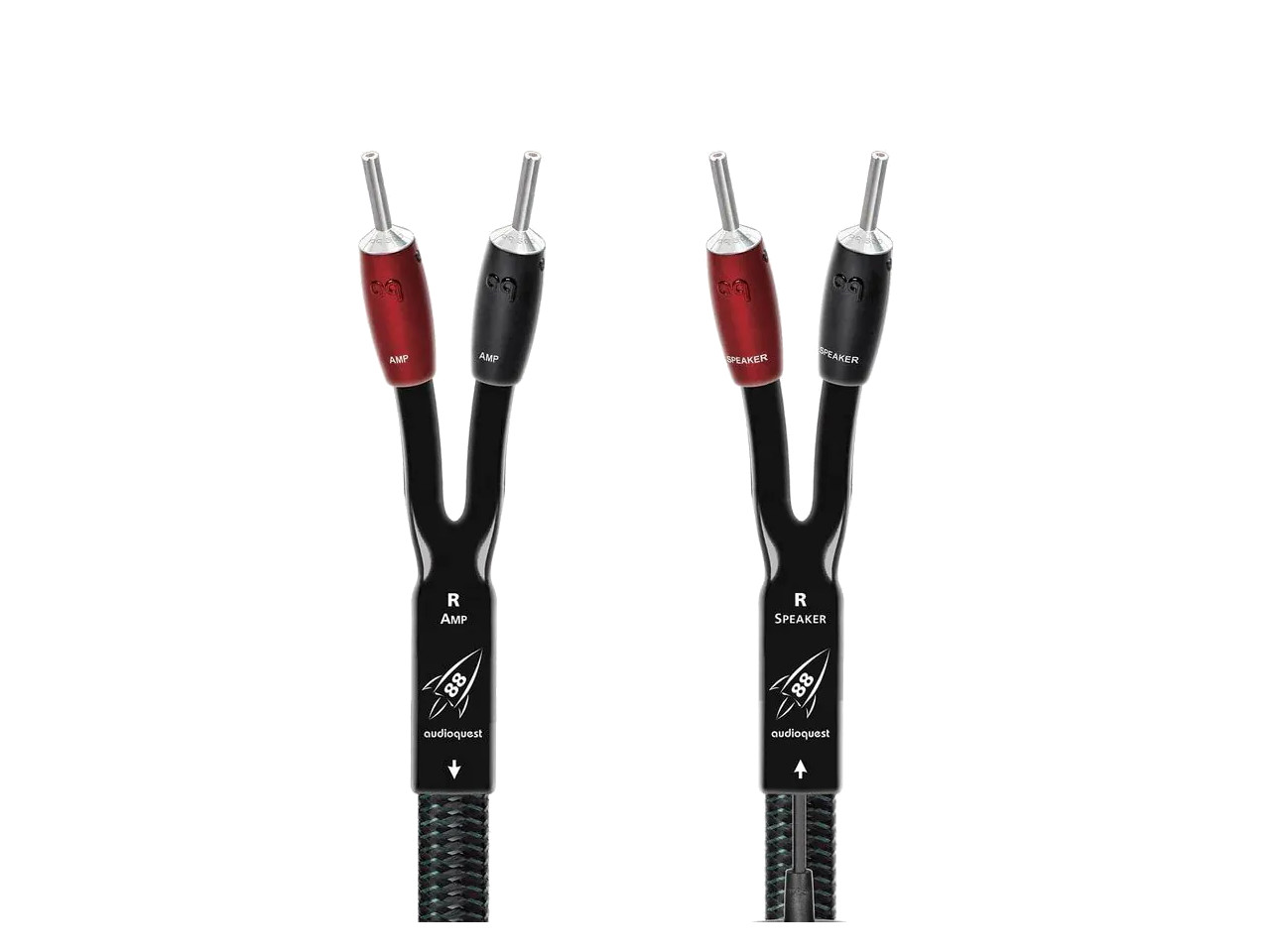 Sprecherkabel, Audiokabel, R Verstärker?, Stereo-Kabel, geflochtenes Kabel