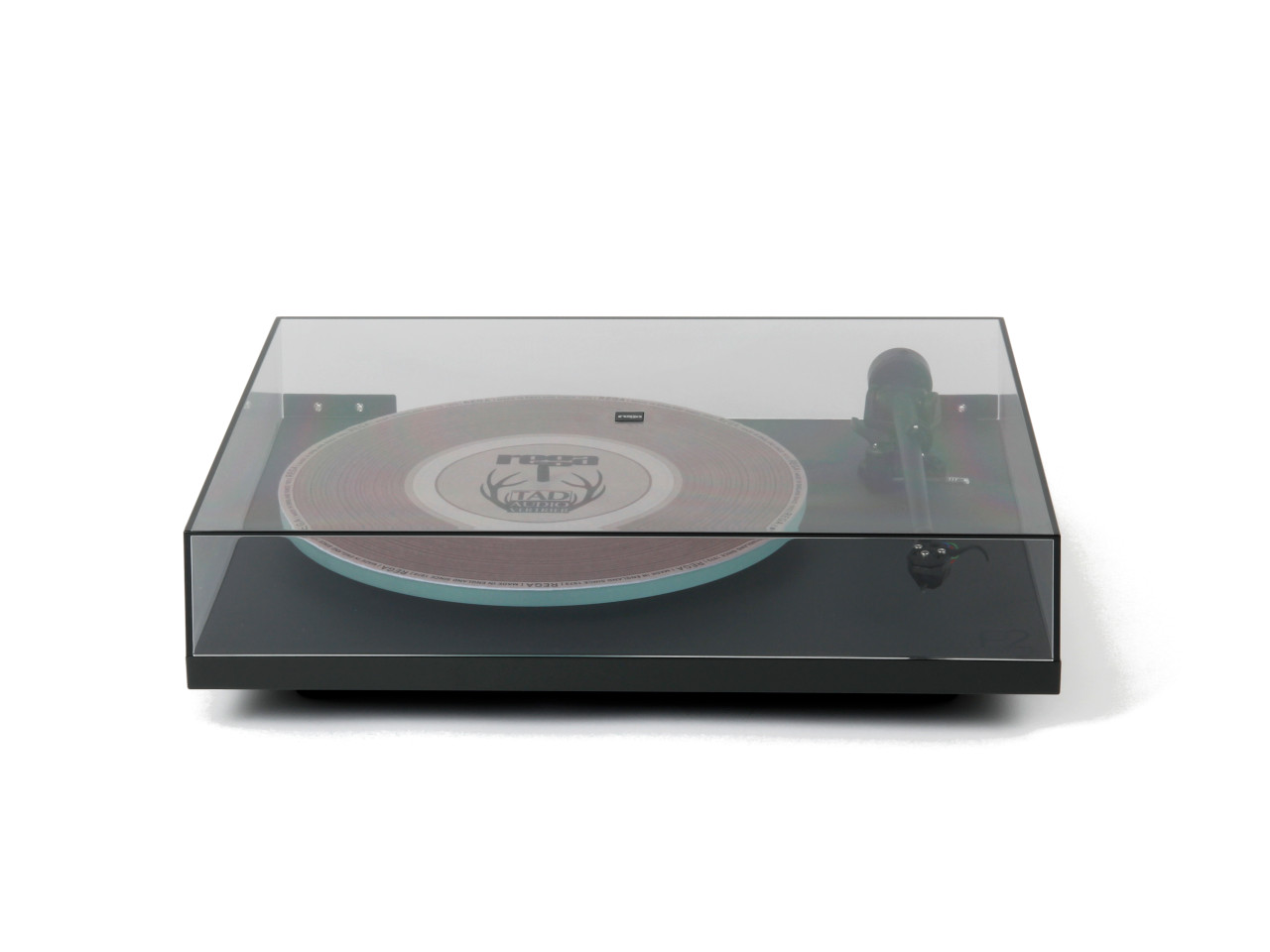 Plattenspieler, Turntable, Glasabdeckung, Schwarz, Ausstattung Staubschutz