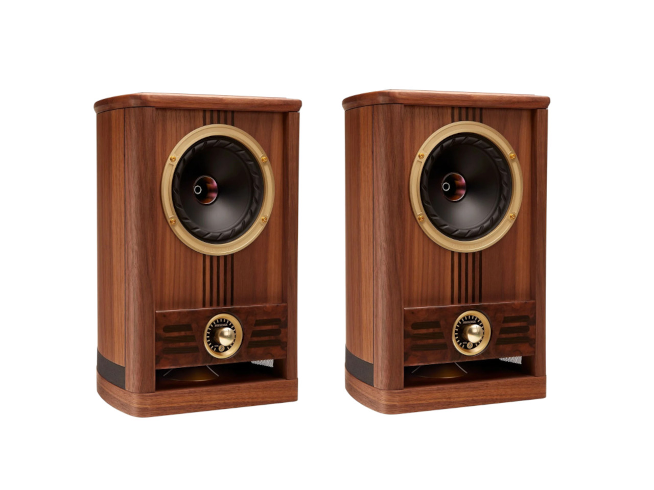 Lautsprecher, Stereo-Lautsprecher, Holz-Design, Kompakte Box, Kabinett-Holz