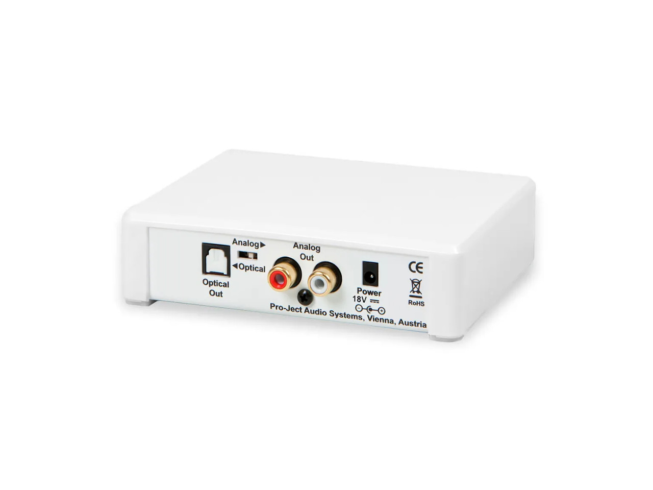 Audio-Schnittstelle, Analogausgang, Optischer Ausgang, RCA, Stromversorgung