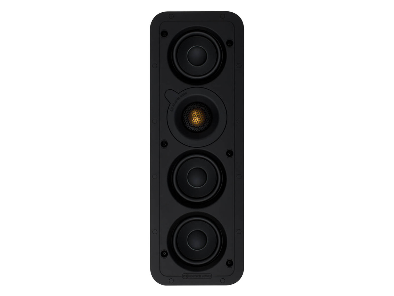 Lautsprecher, Raumlautsprecher, 4-Wege-Lautsprecher, Schwarz, Gittermembran