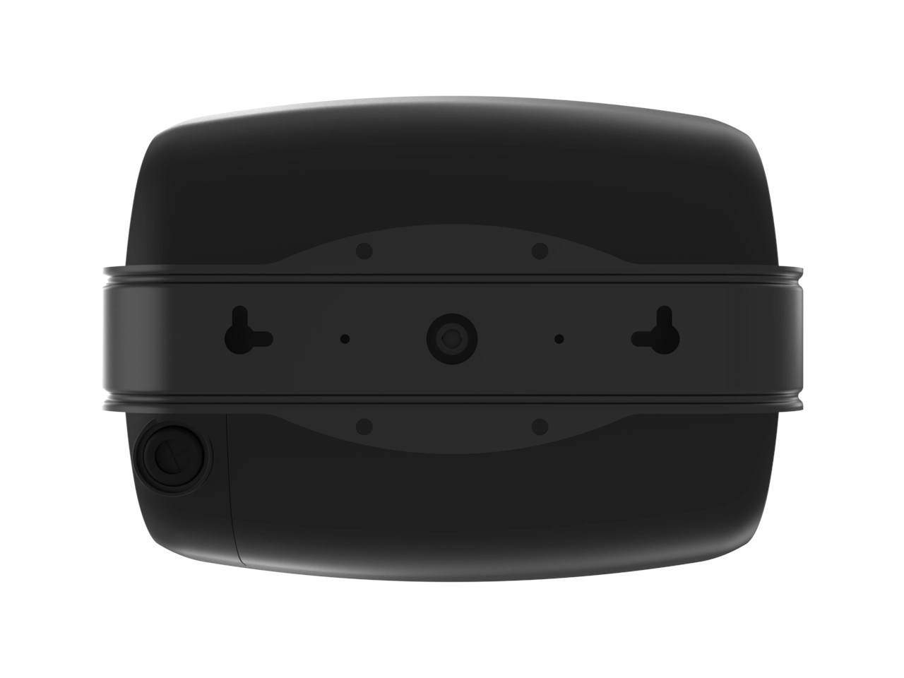 virtual-reality-headset, schwarz, ladeanschluss, headset-gehäuse, frontkamera