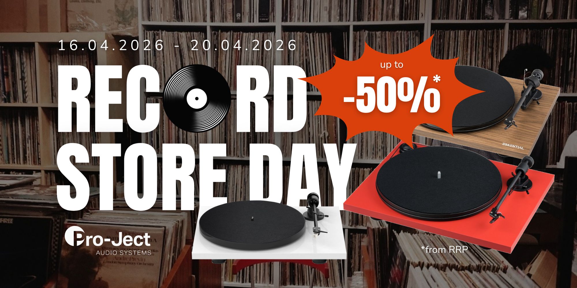 Turntable, Vinyl, Plattenspieler, Promo, Record Store Day