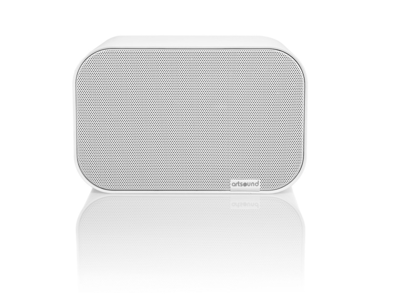 Lautsprecher, Bluetooth, Kompakt, weiß, Rundum-Design